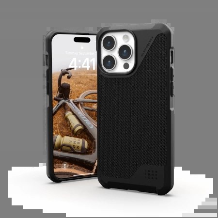 Etui UAG Metropolis LT MagSafe do iPhone 15 Pro Max - czarny kevlar Etui UAG Metropolis LT MagSafe do iPhone 15 Pro Max - czarny kevlar