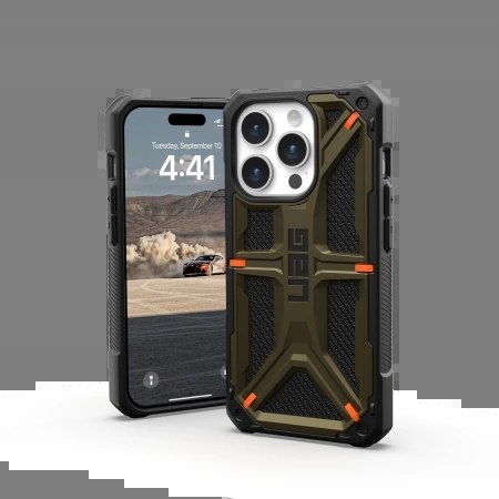 Etui UAG Monarch do iPhone 15 Pro - zielony kevlar Etui UAG Monarch do iPhone 15 Pro - zielony kevlar
