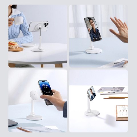 Magnetyczny uchwyt stojący Baseus MagPro do telefonu - czarny Magnetyczny uchwyt stojący Baseus MagPro do telefonu - czarny
