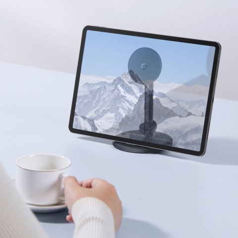 Magnetyczny uchwyt stojący Baseus MagPro do telefonu - czarny Magnetyczny uchwyt stojący Baseus MagPro do telefonu - czarny