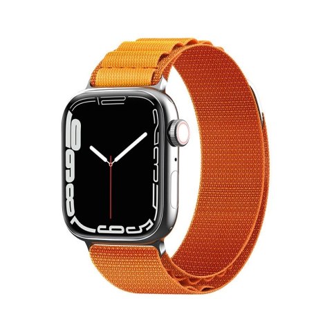 Pasek ze stalową sprzączką Alpine do Apple Watch 42/44/45/49 mm - pomarańczowy Pasek ze stalową sprzączką Alpine do Apple Watch 42/44/45/49 mm - pomarańczowy