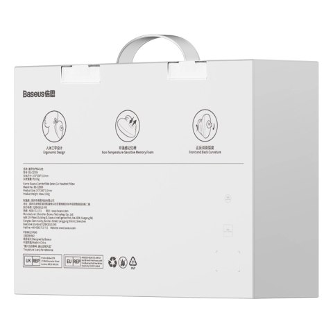 Poduszka samochodowa Baseus ComfortRide - czarna Poduszka samochodowa Baseus ComfortRide - czarna