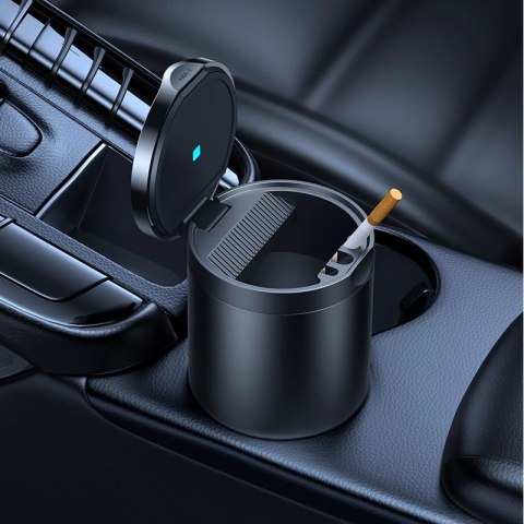 Popielniczka samochodowa Baseus Premium 2 Series - czarna Popielniczka samochodowa Baseus Premium 2 Series - czarna