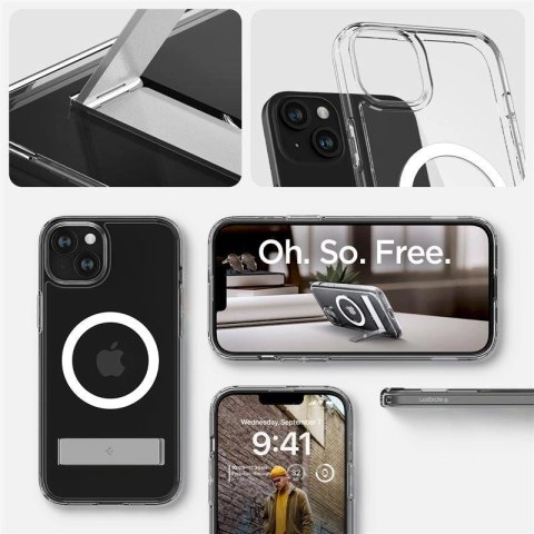 Spigen Ultra Hybrid S MagSafe, crystal clear - iPhone 15 Plus Spigen Ultra Hybrid S MagSafe, crystal clear - iPhone 15 Plus