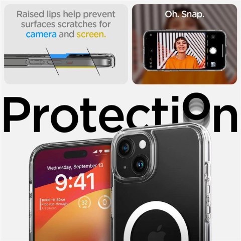 Spigen Ultra Hybrid S MagSafe, crystal clear - iPhone 15 Spigen Ultra Hybrid S MagSafe, crystal clear - iPhone 15