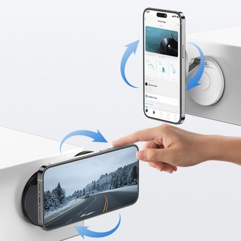Uchwyt magnetyczny składany Baseus MagPro do telefonu - czarny Uchwyt magnetyczny składany Baseus MagPro do telefonu - czarny