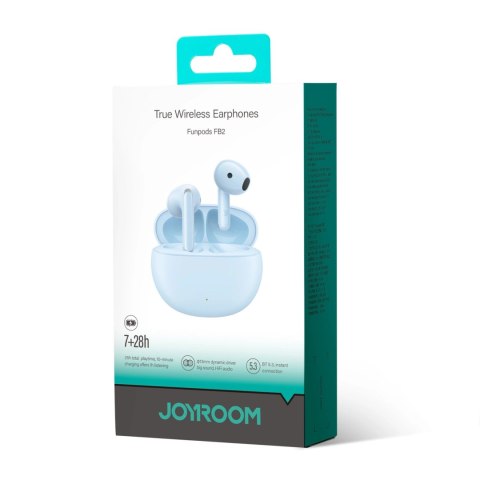 Bezprzewodowe słuchawki douszne Joyroom Funpods (JR-FB2) - niebieskie Bezprzewodowe słuchawki douszne Joyroom Funpods (JR-FB2) - niebieskie