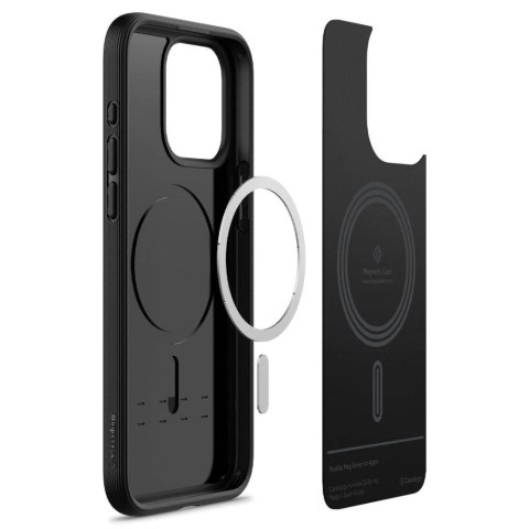 Etui Caseology Parallax Mag z MagSafe na iPhone 15 Pro - czarny mat Etui Caseology Parallax Mag z MagSafe na iPhone 15 Pro - czarny mat