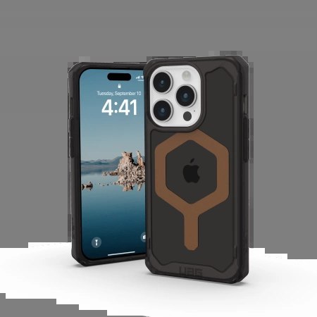 Etui UAG Plyo MagSafe do iPhone 15 Pro - czarno-brązowe Etui UAG Plyo MagSafe do iPhone 15 Pro - czarno-brązowe