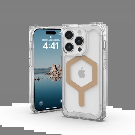 Etui UAG Plyo MagSafe do iPhone 15 Pro - przezroczysto-złote Etui UAG Plyo MagSafe do iPhone 15 Pro - przezroczysto-złote
