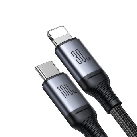 Kabel Joyroom Speedy Series S-A21 2w1 USB-C - USB-C / Lightning 100W 1.5m - czarny Kabel Joyroom Speedy Series S-A21 2w1 USB-C - USB-C / Lightning 100W 1.5m - czarny