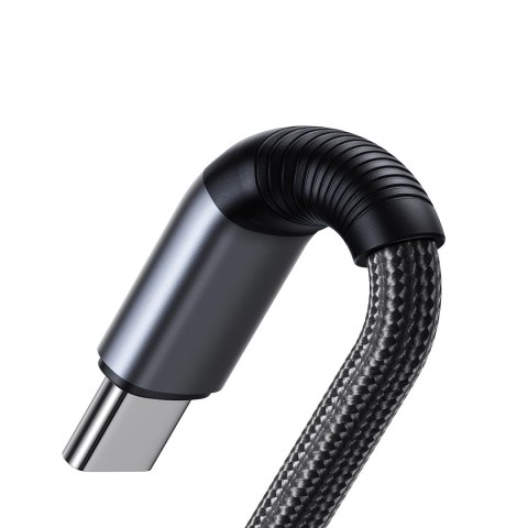 Kabel Joyroom Speedy Series S-A21 2w1 USB-C - USB-C / USB-C 100W 1.5m - czarny Kabel Joyroom Speedy Series S-A21 2w1 USB-C - USB-C / USB-C 100W 1.5m - czarny
