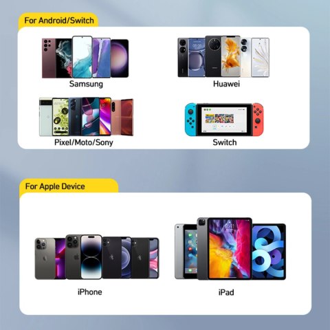 Ładowarka sieciowa Wozinsky CUWCW 2,4A 2 x USB-A - biała Ładowarka sieciowa Wozinsky CUWCW 2,4A 2 x USB-A - biała