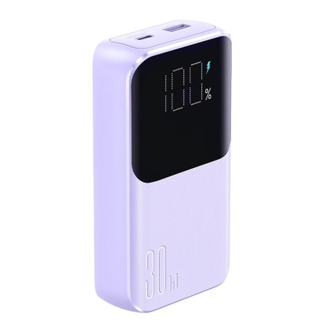 Mini powerbank Joyroom JR-PBC06 z wbudowanymi kablami USB-C / Lightning 30W 10000mAh - fioletowy Mini powerbank Joyroom JR-PBC06 z wbudowanymi kablami USB-C / Lightning 30W 10000mAh - fioletowy
