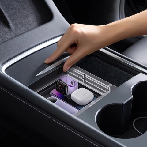 Organizer do samochodu Baseus T-Space Series do Tesla Model 3 / Y - szary Organizer do samochodu Baseus T-Space Series do Tesla Model 3 / Y - szary