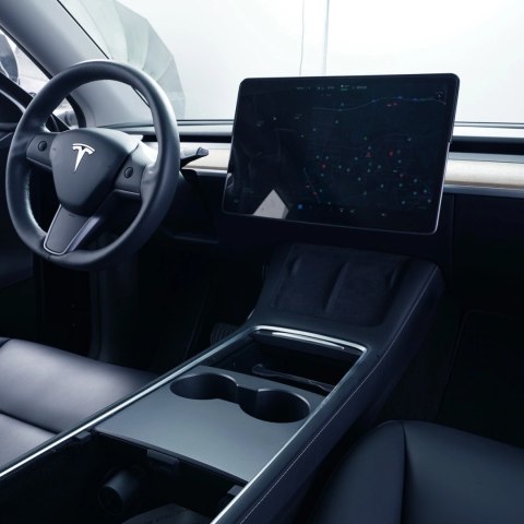 Organizer do samochodu Baseus T-Space Series do Tesla Model 3 / Y - szary Organizer do samochodu Baseus T-Space Series do Tesla Model 3 / Y - szary