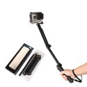 Statyw monopod 3 w 1 z uchwytem do selfie dla GoPro - czarny Statyw monopod 3 w 1 z uchwytem do selfie dla GoPro - czarny