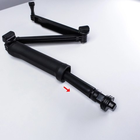 Statyw monopod 3 w 1 z uchwytem do selfie dla GoPro - czarny Statyw monopod 3 w 1 z uchwytem do selfie dla GoPro - czarny