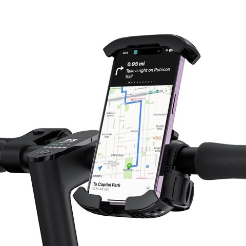Uchwyt rowerowy do telefonu Baseus QuickGo - czarny Uchwyt rowerowy do telefonu Baseus QuickGo - czarny