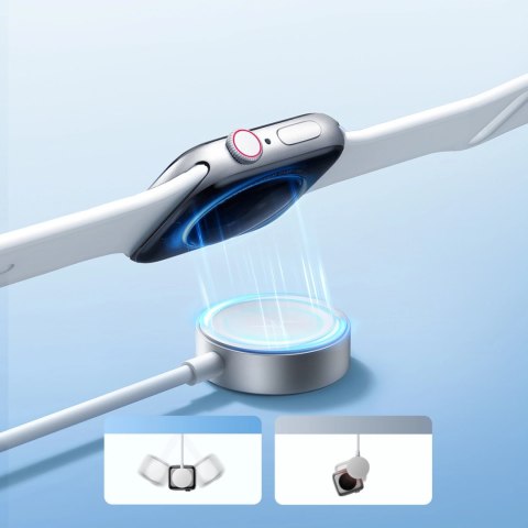 Kabel 3 w 1 Joyroom S-IW008 magnetyczna ładowarka USB-A - Lightning/USB-C 1.2m - biały Kabel 3 w 1 Joyroom S-IW008 magnetyczna ładowarka USB-A - Lightning/USB-C 1.2m - biały