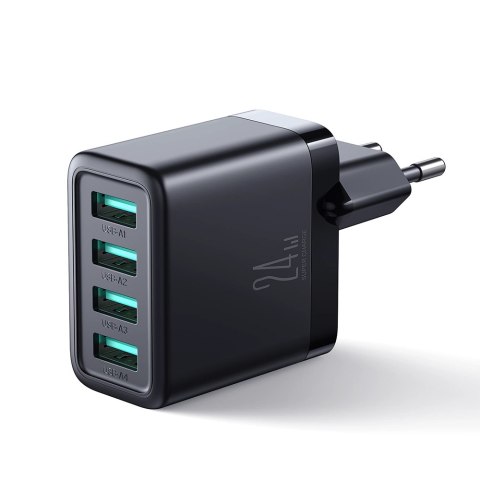 Ładowarka sieciowa Joyroom JR-TCN03 4xUSB-A 24W 4.8A - czarna Ładowarka sieciowa Joyroom JR-TCN03 4xUSB-A 24W 4.8A - czarna