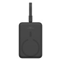 Powerbank Baseus Magnetic Mini MagSafe 10000mAh 20W z wbudowanym kablem Lightning - czarny + kabel Baseus Simple Series USB-C - 