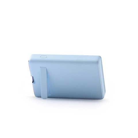 Powerbank Joyroom JR-PBM01 magnetyczny 10000mAh 20W z podstawką + kabel Lightning - USB-C - niebieski Powerbank Joyroom JR-PBM01 magnetyczny 10000mAh 20W z podstawką + kabel Lightning - USB-C - niebieski
