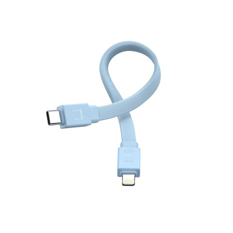 Powerbank Joyroom JR-PBM01 magnetyczny 10000mAh 20W z podstawką + kabel Lightning - USB-C - niebieski Powerbank Joyroom JR-PBM01 magnetyczny 10000mAh 20W z podstawką + kabel Lightning - USB-C - niebieski