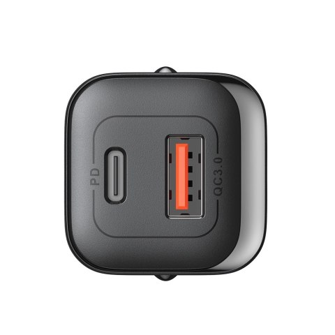 Szybka ładowarka sieciowa Joyroom JR-TCF08EU Speed Series 30W USB-A / USB-C PD/QC/AFC/FCP - czarna Szybka ładowarka sieciowa Joyroom JR-TCF08EU Speed Series 30W USB-A / USB-C PD/QC/AFC/FCP - czarna