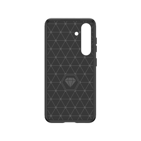 Etui Carbon Case do Samsung Galaxy S24 elastyczny silikonowy karbonowy pokrowiec - czarny Etui Carbon Case do Samsung Galaxy S24 elastyczny silikonowy karbonowy pokrowiec - czarny