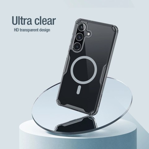 Etui Nillkin Nature Pro pancerne z magnetycznym ringiem do Samsung Galaxy S24 - białe Etui Nillkin Nature Pro pancerne z magnetycznym ringiem do Samsung Galaxy S24 - białe