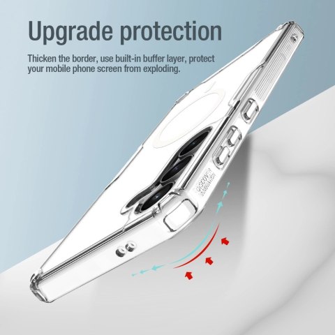 Etui Nillkin Nature Pro pancerne z magnetycznym ringiem do Samsung Galaxy S24 - białe Etui Nillkin Nature Pro pancerne z magnetycznym ringiem do Samsung Galaxy S24 - białe