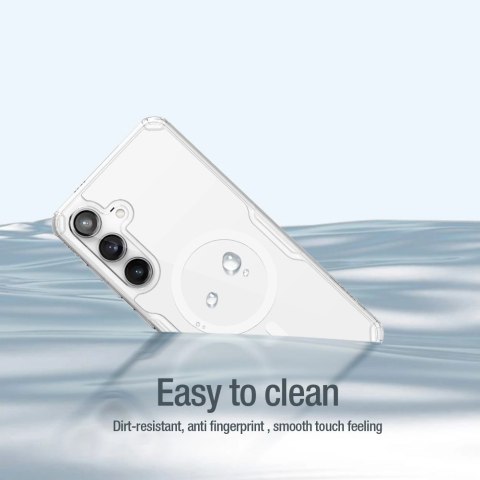 Etui Nillkin Nature Pro pancerne z magnetycznym ringiem do Samsung Galaxy S24 - białe Etui Nillkin Nature Pro pancerne z magnetycznym ringiem do Samsung Galaxy S24 - białe