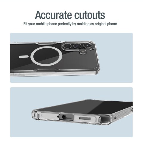Etui Nillkin Nature Pro pancerne z magnetycznym ringiem do Samsung Galaxy S24 - białe Etui Nillkin Nature Pro pancerne z magnetycznym ringiem do Samsung Galaxy S24 - białe
