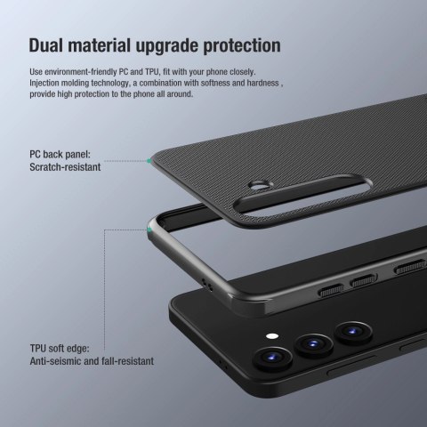 Etui Nillkin Super Frosted Shield Pro pancerne do Samsung Galaxy S24+ - czerwone Etui Nillkin Super Frosted Shield Pro pancerne do Samsung Galaxy S24+ - czerwone