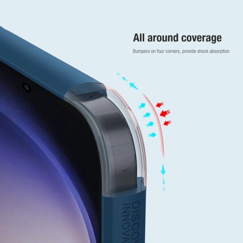 Etui Nillkin Super Frosted Shield Pro pancerne do Samsung Galaxy S24+ - czerwone Etui Nillkin Super Frosted Shield Pro pancerne do Samsung Galaxy S24+ - czerwone