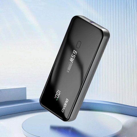 Powerbank Dudao K65 20000mAh 65W 1x USB-C 2x USB-A z wyświetlaczem - czarny Powerbank Dudao K65 20000mAh 65W 1x USB-C 2x USB-A z wyświetlaczem - czarny