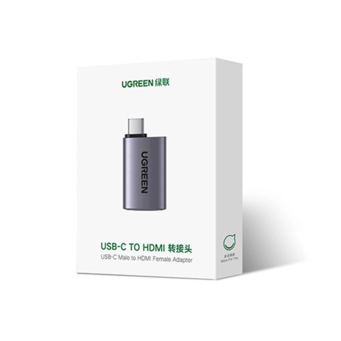 Adapter USB-C HDMI Ugreen US320 - szary Adapter USB-C HDMI Ugreen US320 - szary