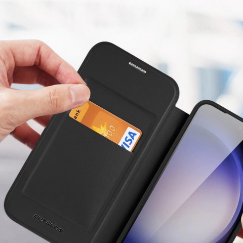Etui Dux Ducis Skin X Pro na Samsung Galaxy S24+ z MagSafe i klapką - czarne Etui Dux Ducis Skin X Pro na Samsung Galaxy S24+ z MagSafe i klapką - czarne