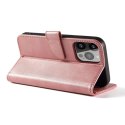 Etui Magnet Case do Samsung A55 z klapką i portfelem - różowe Etui Magnet Case do Samsung A55 z klapką i portfelem - różowe