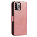 Etui Magnet Case do Samsung A55 z klapką i portfelem - różowe Etui Magnet Case do Samsung A55 z klapką i portfelem - różowe