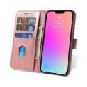 Etui Magnet Case do Samsung A55 z klapką i portfelem - różowe Etui Magnet Case do Samsung A55 z klapką i portfelem - różowe