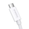 Kabel Baseus CB000066 USB-C - USB-C 240W PD 8K 60Hz 1m - biały