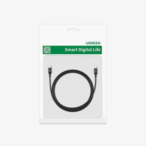 Kabel Ugreen US300 USB-C / USB-C 480Mb/s 5A 1m - czarny Kabel Ugreen US300 USB-C / USB-C 480Mb/s 5A 1m - czarny