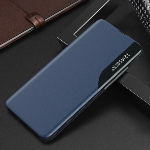 Etui Eco Leather View Case do Samsung A05s z klapką - niebieskie Etui Eco Leather View Case do Samsung A05s z klapką - niebieskie
