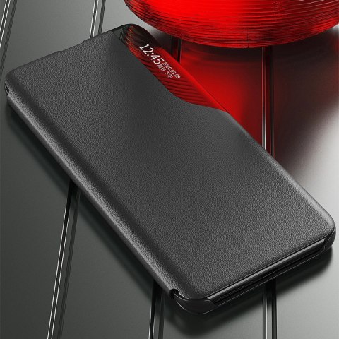 Etui Eco Leather View Case do Samsung S24 Ultra z klapką - czarne Etui Eco Leather View Case do Samsung S24 Ultra z klapką - czarne