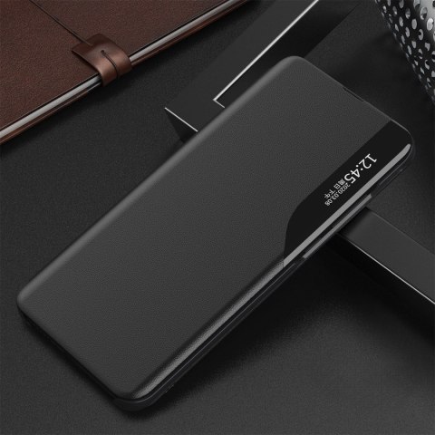 Etui Eco Leather View Case do Samsung S24 Ultra z klapką - czarne Etui Eco Leather View Case do Samsung S24 Ultra z klapką - czarne