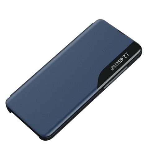 Etui Eco Leather View Case do Samsung S24 Ultra z klapką - niebieskie Etui Eco Leather View Case do Samsung S24 Ultra z klapką - niebieskie
