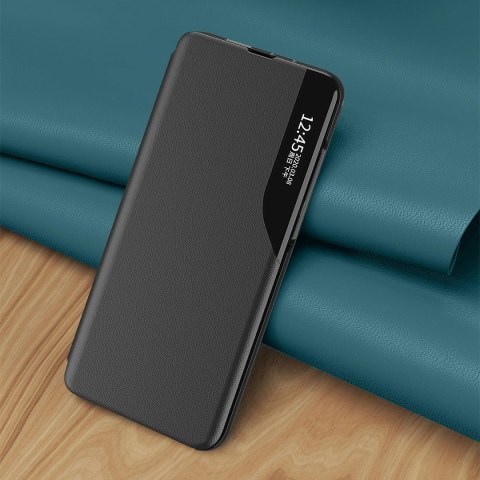 Etui Eco Leather View Case do Samsung S24 z klapką - czarne Etui Eco Leather View Case do Samsung S24 z klapką - czarne