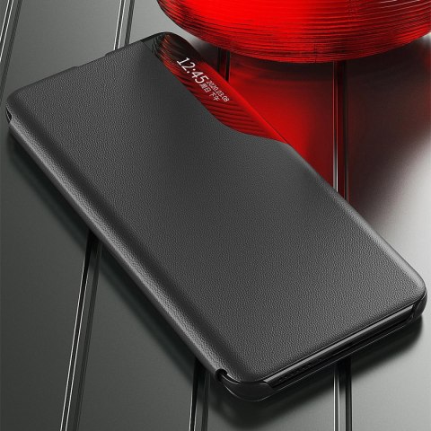 Etui Eco Leather View Case do Samsung S24 z klapką - czarne Etui Eco Leather View Case do Samsung S24 z klapką - czarne